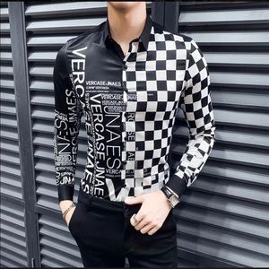 Men dress shit Versace